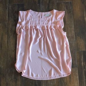 Blush pink blouse from LOFT!